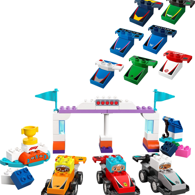 10445-1 F1 Team Race Cars & Drivers
