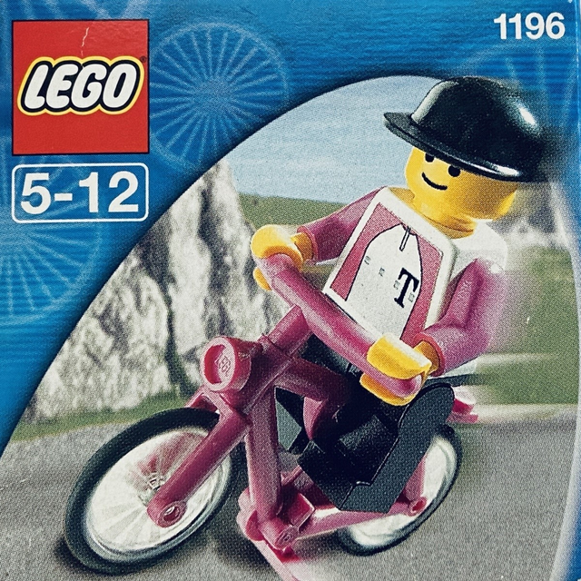 1196-1 Biker with Bicycle
