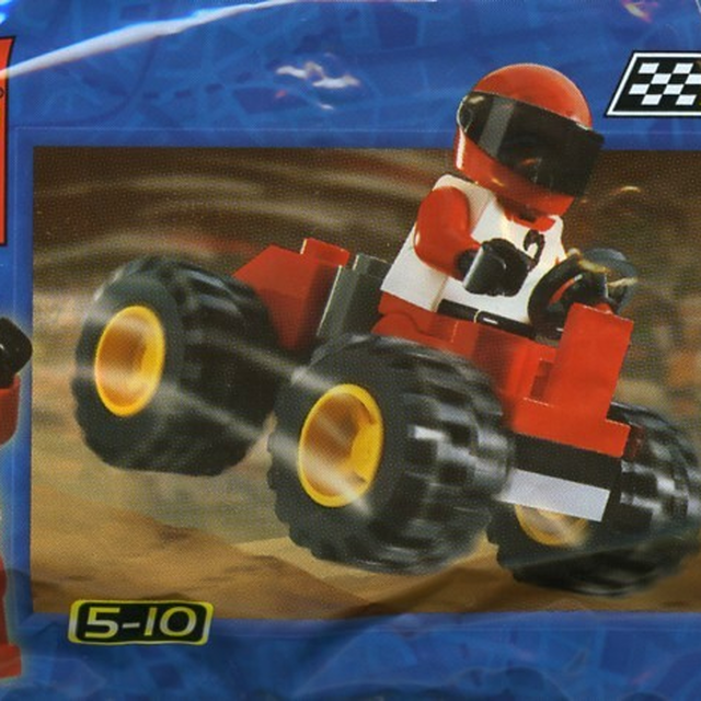 1283-1 Red Four Wheel Driver