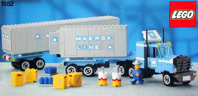 1552-1 Maersk Line Container Truck