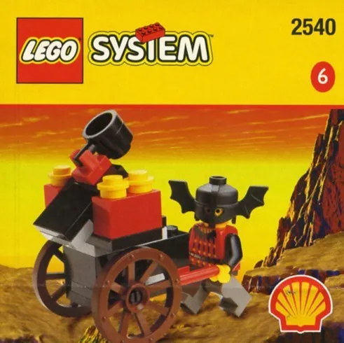 2540-1 Fright Knights Catapult Cart