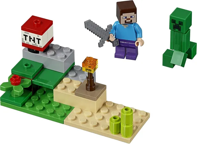 30393-1 Steve and Creeper