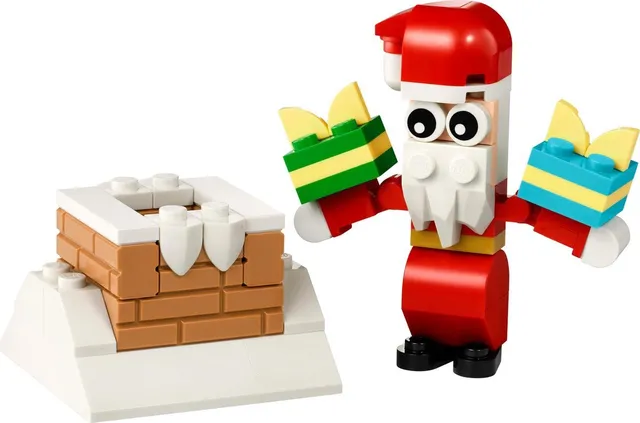 30692-1 Christmas Chimney Fun with Santa