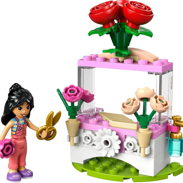 30721-1 Flower Stand with Roses