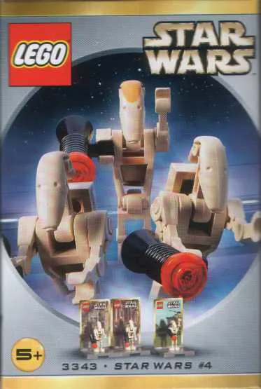 3343-1 Star Wars #4 - Battle Droid Minifig Pack