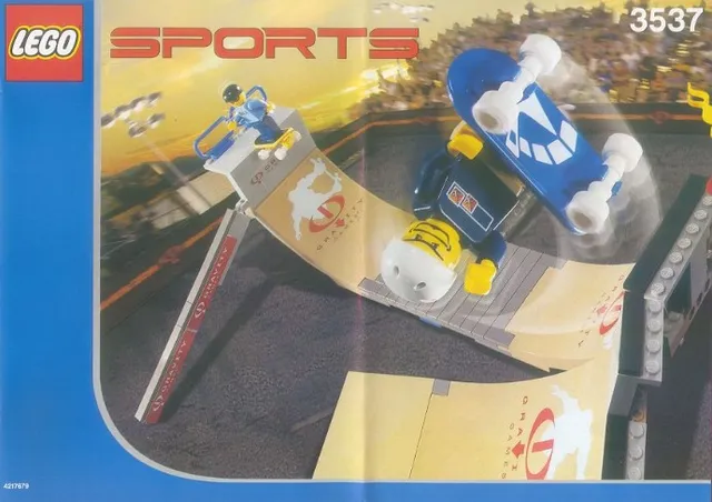 3537-1 Skateboard Vert Park Challenge