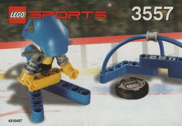 3557-1 Blue Player & Goal