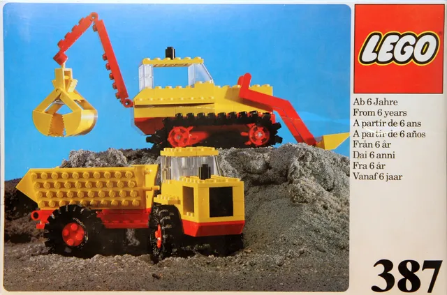 387-1 Excavator and Dumper