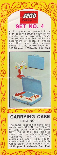 4-2 Velveeta Set No. 4 with Carrying Case
