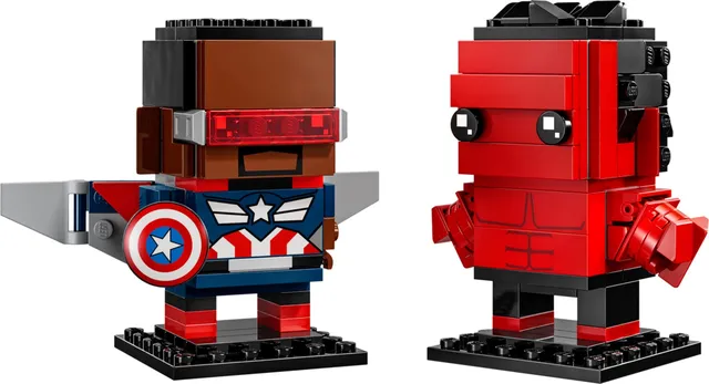 40668-1 Captain America & Red Hulk Figures