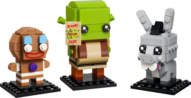 40923-1 Shrek, Donkey & Gingy Figures