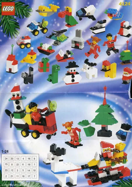 4124-1 Creator Advent Calendar 2001