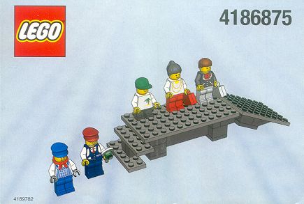 4186875-1 9V Platform and Mini-Figures