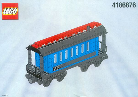 4186876-1 Passenger Wagon Blue (White Box)