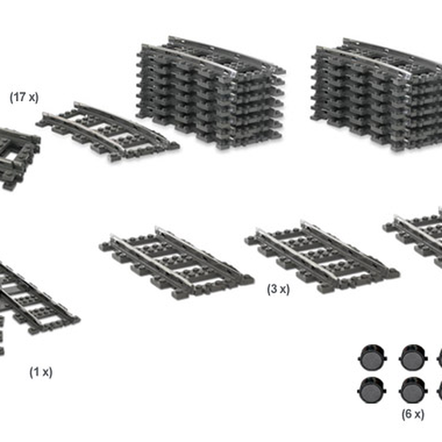 4206-1 9V Train Switching Track Collection