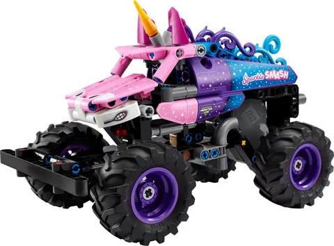 42220-1 Monster Jam  Sparkle Smash Pull-Back