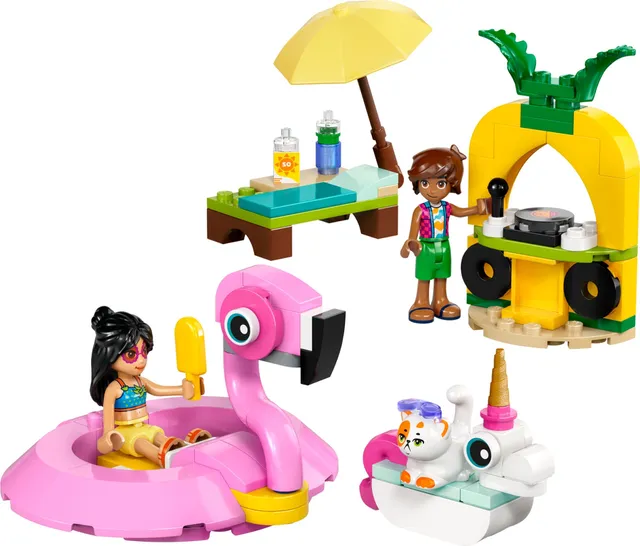 42658-1 Unicorn & Flamingo Pool Party