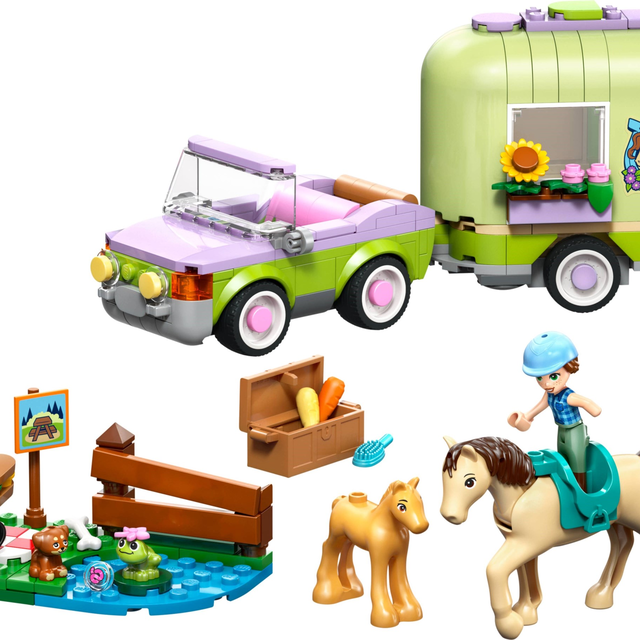 42695-1 Horse & Baby Foal Trailer