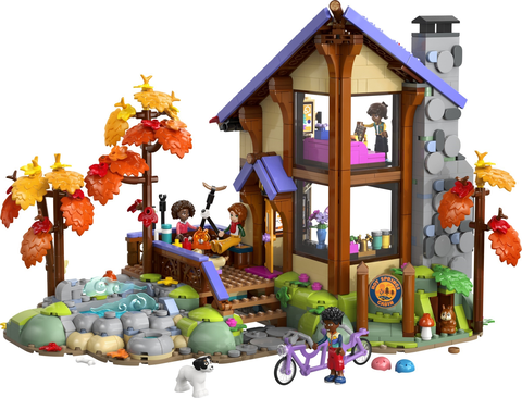 42705-1 Cozy Fall Forest Cabin