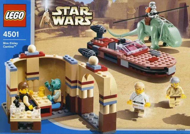 4501-1 Mos Eisley Cantina, Blue box