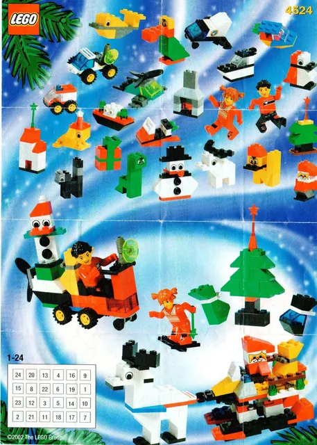 4524-1 Creator Advent Calendar 2002