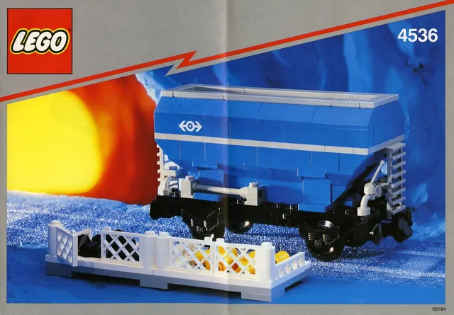 4536-1 Blue Hopper Car