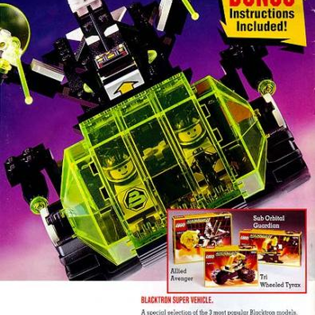 4741-1 Blacktron Super Vehicle (Value 3-Pack)