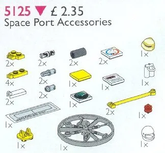 5125-1 Spaceport Accessories