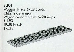 5301-1 Wagon Plate 6 x 28