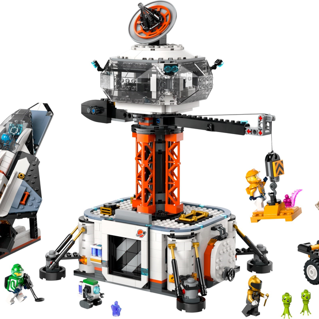 60434-1 Space Base and Rocket Launchpad