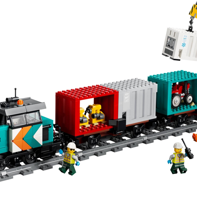 60509-1 Harbor Freight Train with Crane & Truck