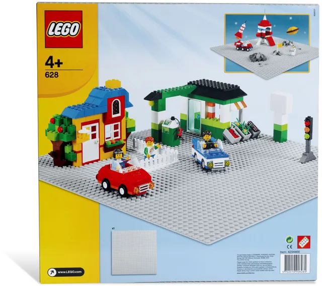 628-1 X-Large Building Plate (Light Gray)