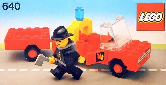 640-2 Fire Truck and Trailer