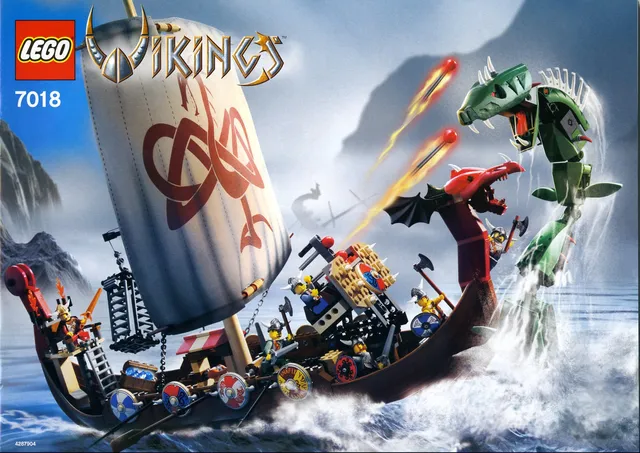 7018-1 Viking Ship challenges the Midgard Serpent