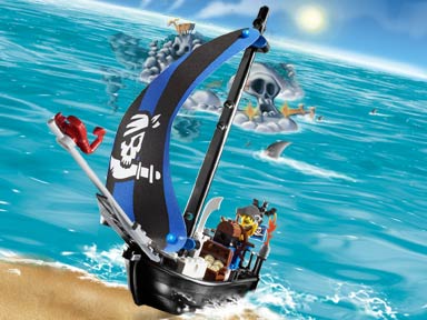 7072-1 Captain Kragg's Pirate Boat