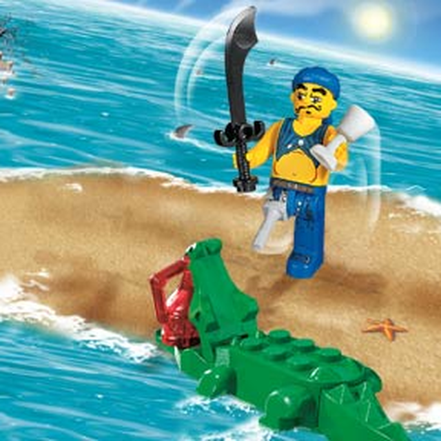 7080-1 Scurvy Dog and Crocodile