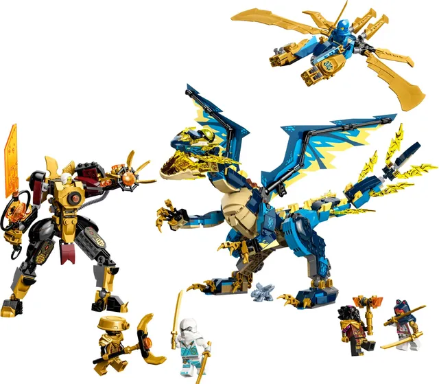 71796-1 Elemental Dragon vs. The Empress Mech