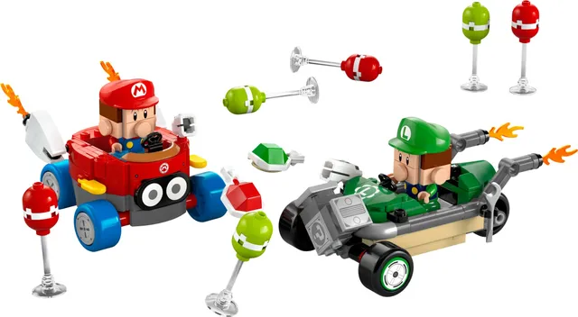 72034-1 Mario Kart – Baby Mario vs. Baby Luigi