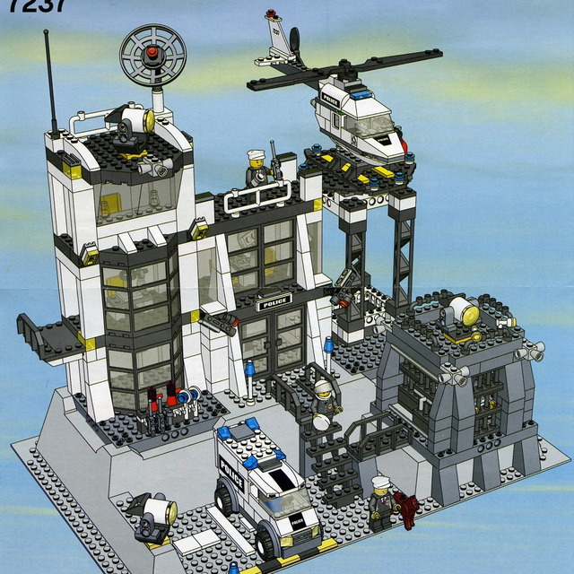 7237-1 Police Station [Lighted Figure]