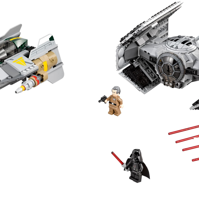 75150-1 Vader's TIE Advanced vs. A-Wing Starfighter