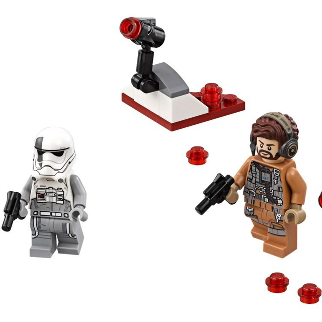 75195-1 Ski Speeder vs First Order Walker Microfighters