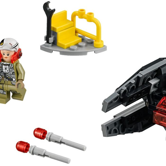 75196-1 A-Wing vs. TIE Silencer Microfighters