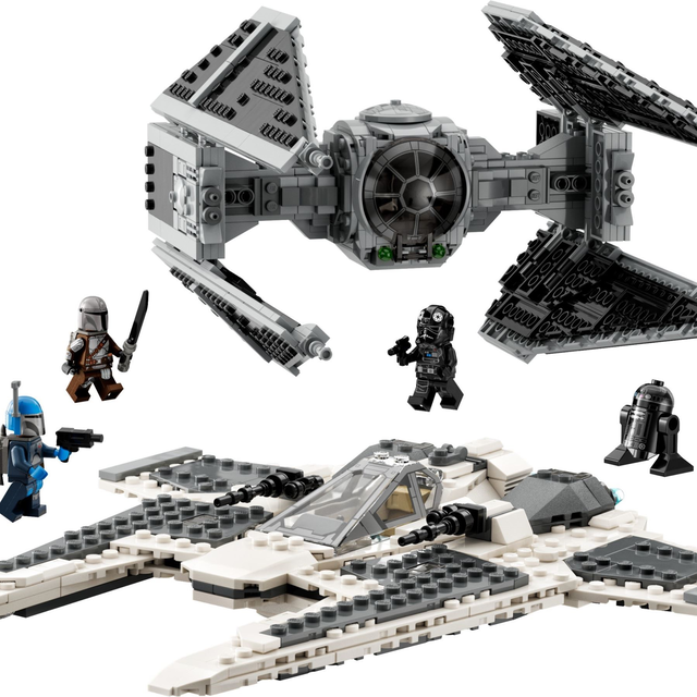 75348-1 Mandalorian Fang Fighter vs. TIE Interceptor