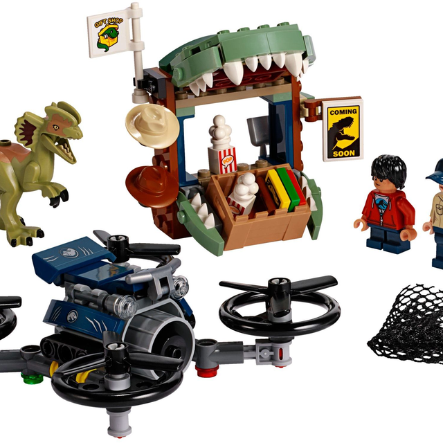 75934-1 Dilophosaurus on the Loose