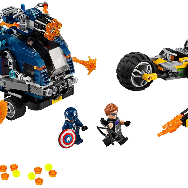 76143-1 Avengers Truck Take-down