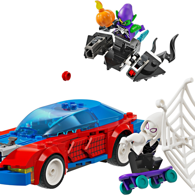 76279-1 Spider-Man Race Car & Venom Green Goblin