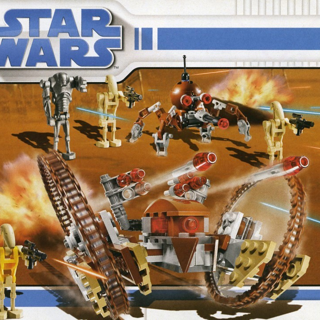 7670-1 Hailfire Droid & Spider Droid