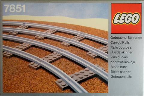 7851-1 8 Curved Rails Gray 4.5v
