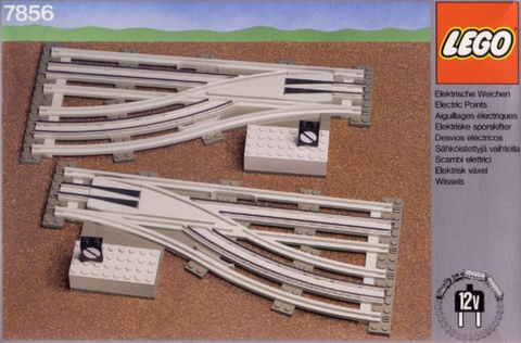 7856-1 Left and Right Manual Points with Electric Rails