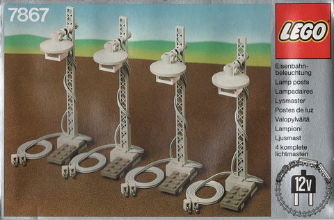 7867-1 12V Train Light Posts